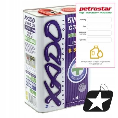 Xado Atomic 5W30 C3 Pro Extra Drive 4 L