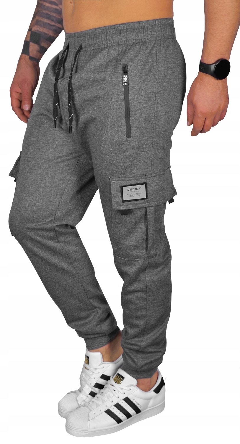 BOJÓWKI DRESOWE SPODNIE DRESY MĘSKIE Rozmiar L