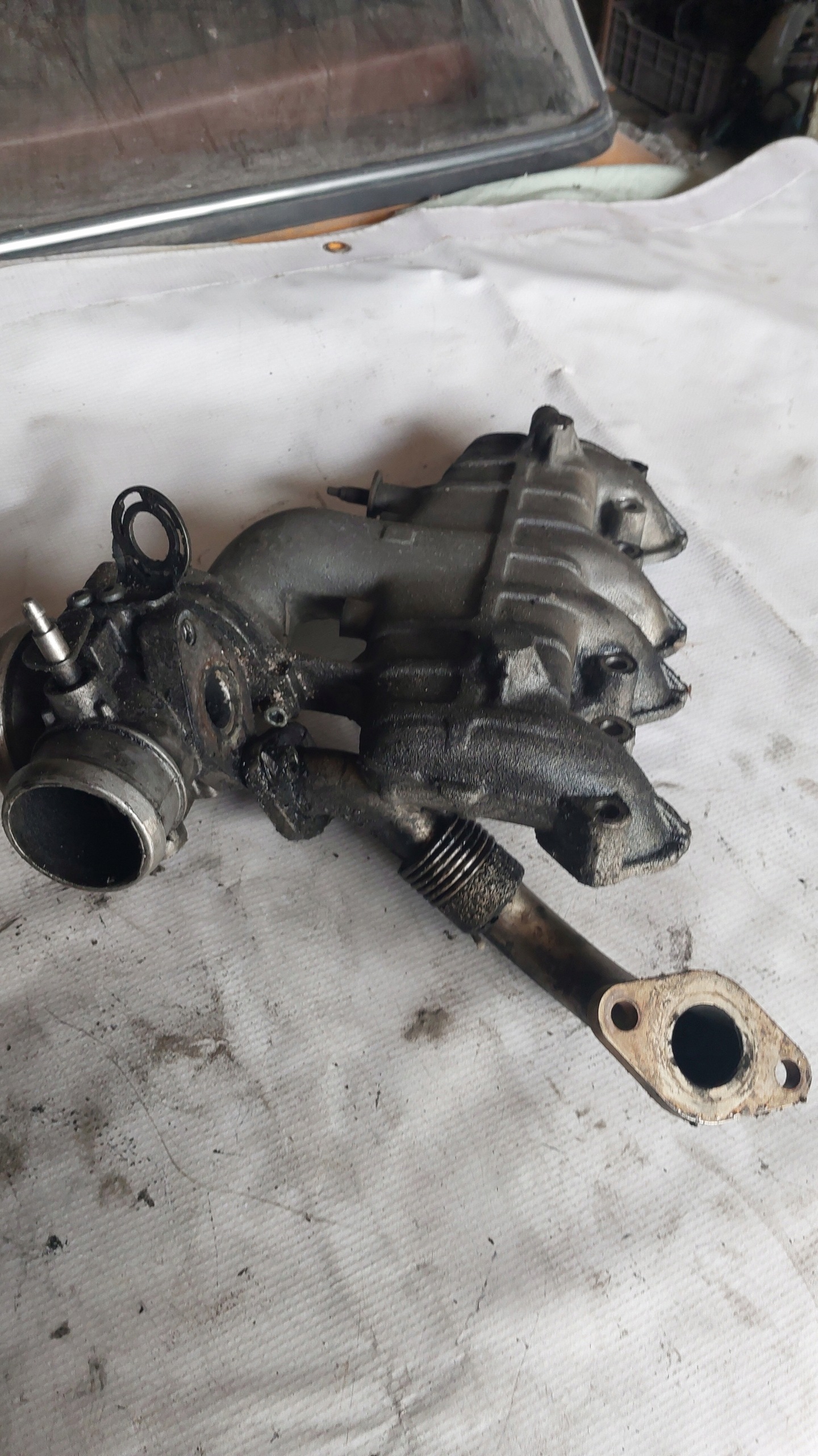Saugrohr Unterteil AGR-Ventil VW PASSAT VARIANT B5 (3B6) 038129713AB 1.9 TDI