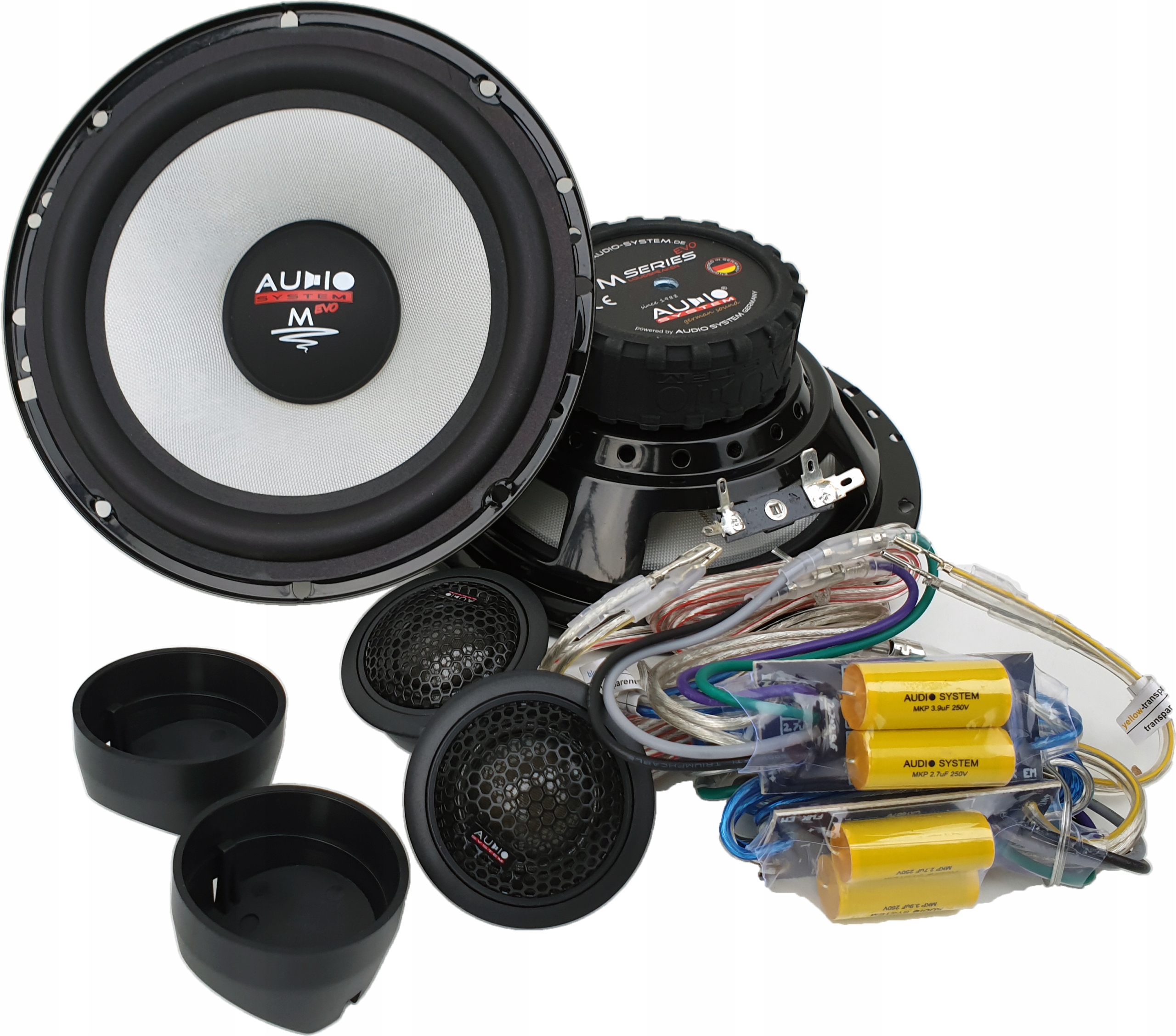 Audio System M-165 EVO2 głośniki 16cm System 2-drożny + Dystanse MDF GRATIS Marka Audio System