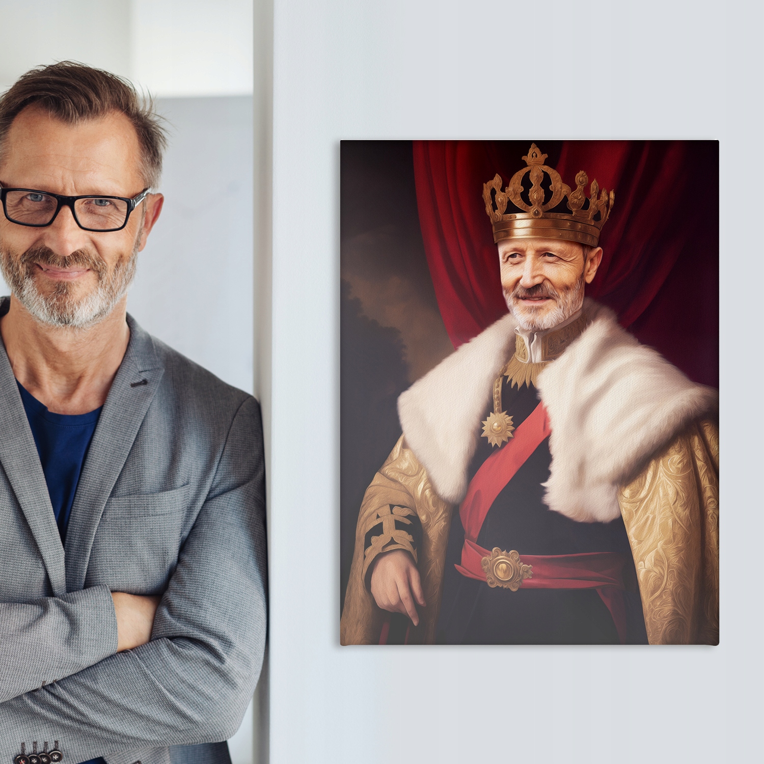 Portret Obraz ze Zdjęcia na Płótnie Canvas Urodziny 18-99