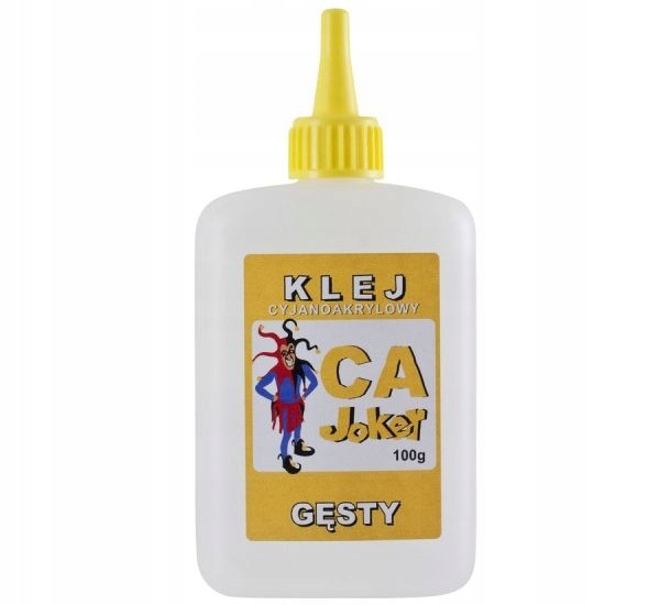 Klej cyjanoakrylowy Gęsty 100g Joker Ca szybko klei Jubilerski duży szybki