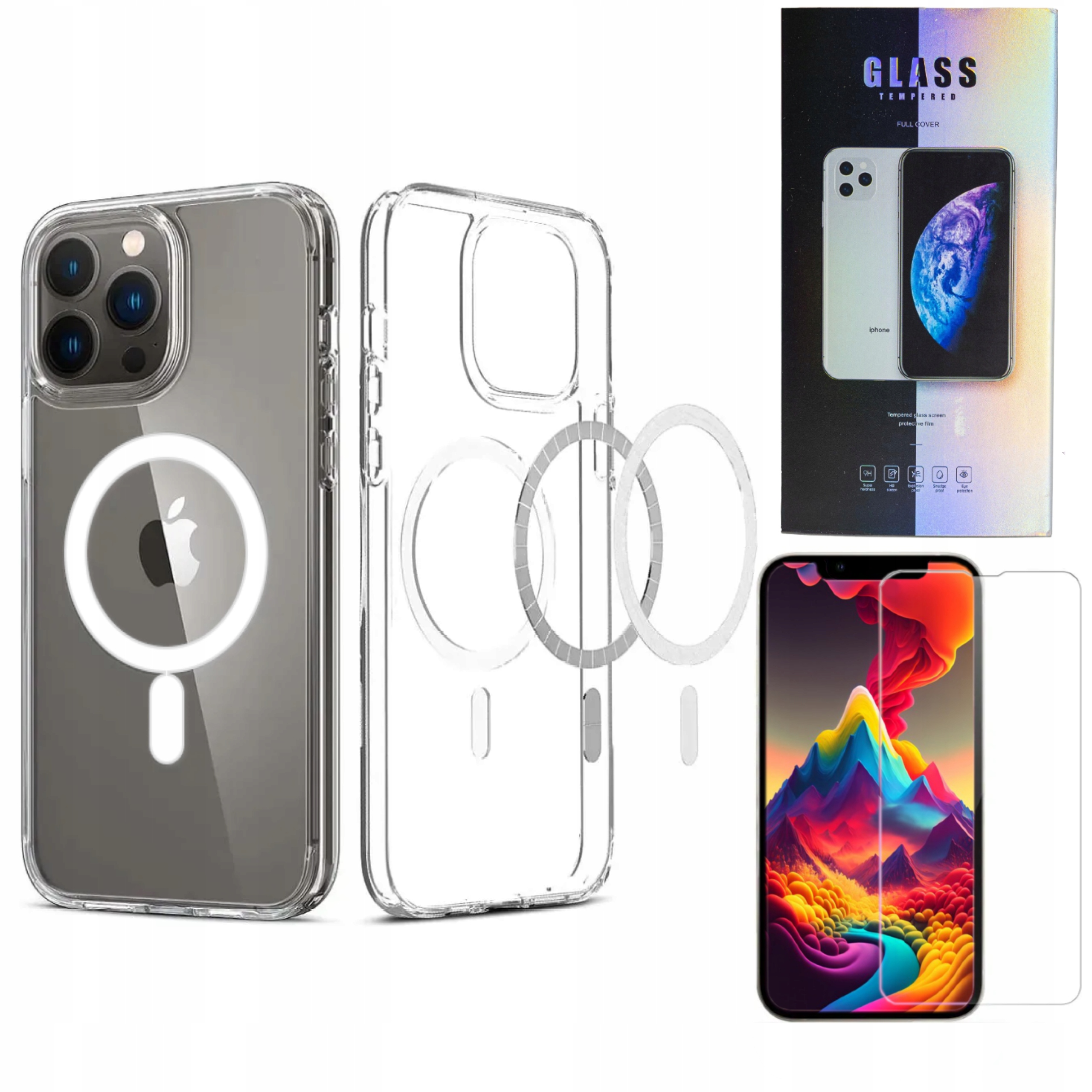 

Clear Etui Do Iphone 13 Pro Max Magsafe Szkło