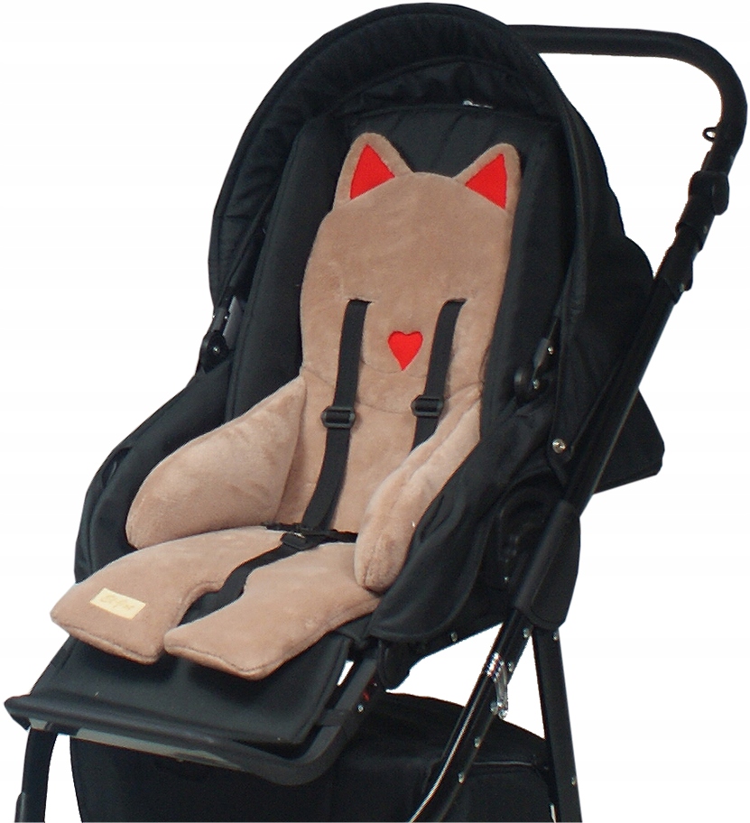 

Wkładka Do Spacerówki Kotek Pazurek Beżowa