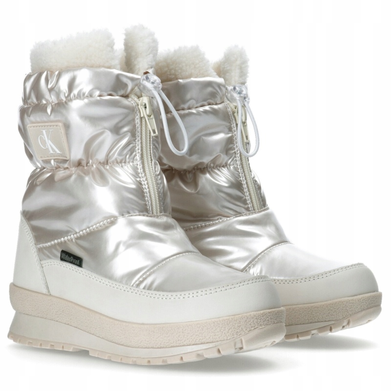 Dámské sněhule s kožíškem Calvin Klein V3A5-81038-1485101 teplé VEL.36