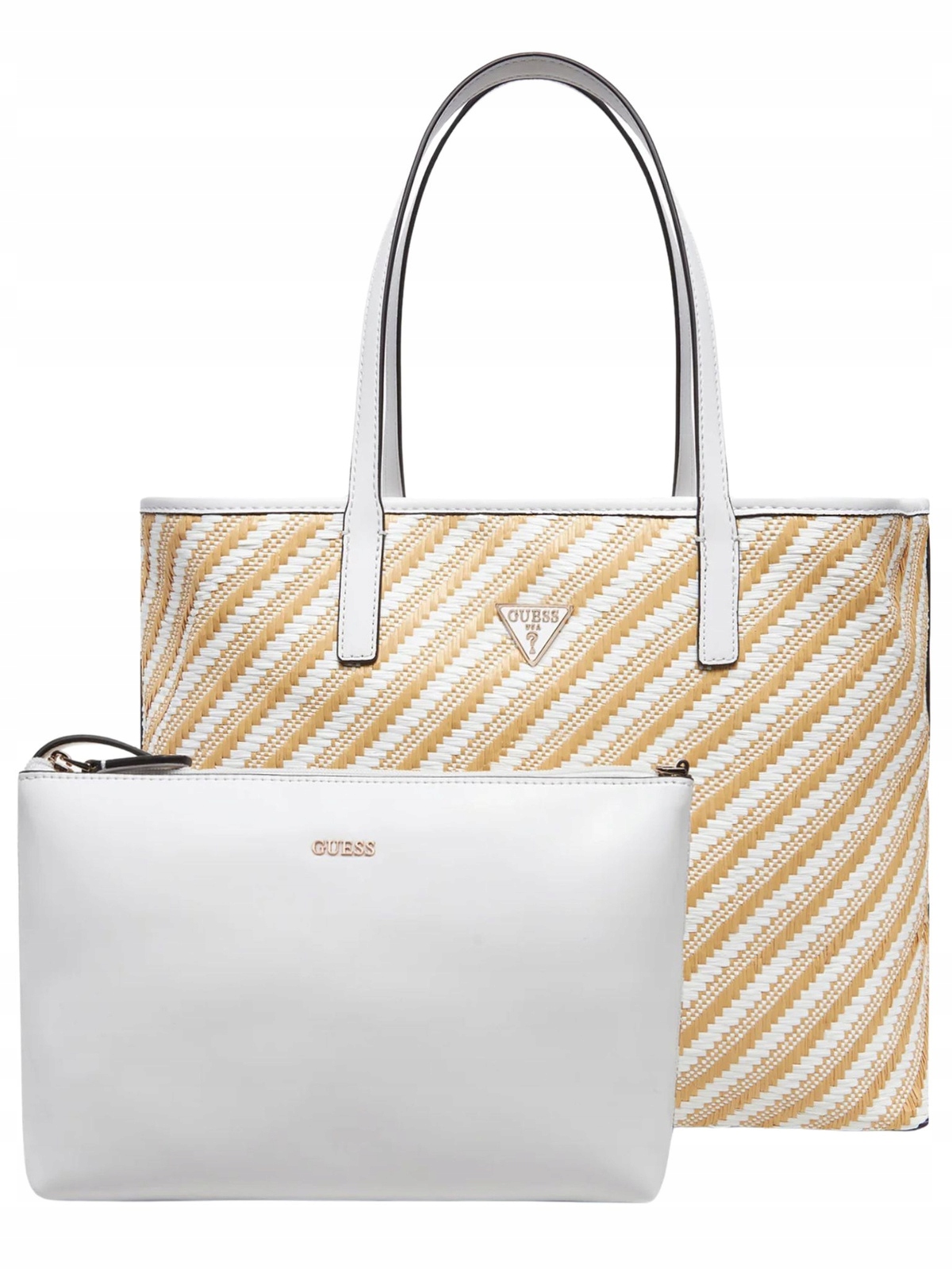 Dámská kabelka Guess HWWS93 18290 bílá béžová
