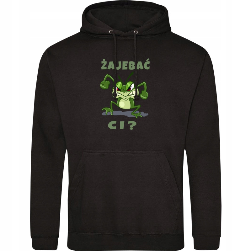 

Żajebać CI Żaba Żabka Bluza Z Kapturem