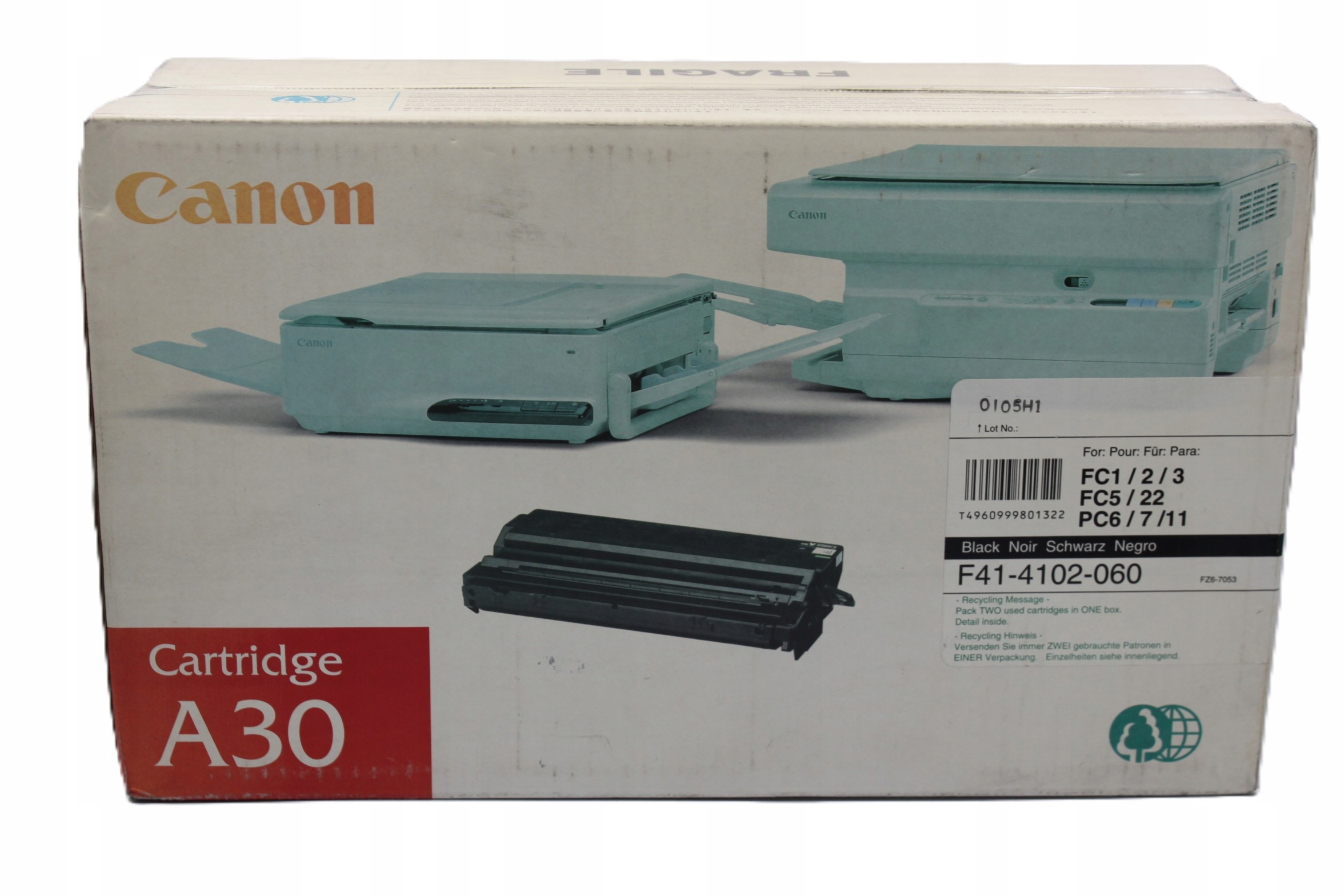 Canon A30 černý originální toner