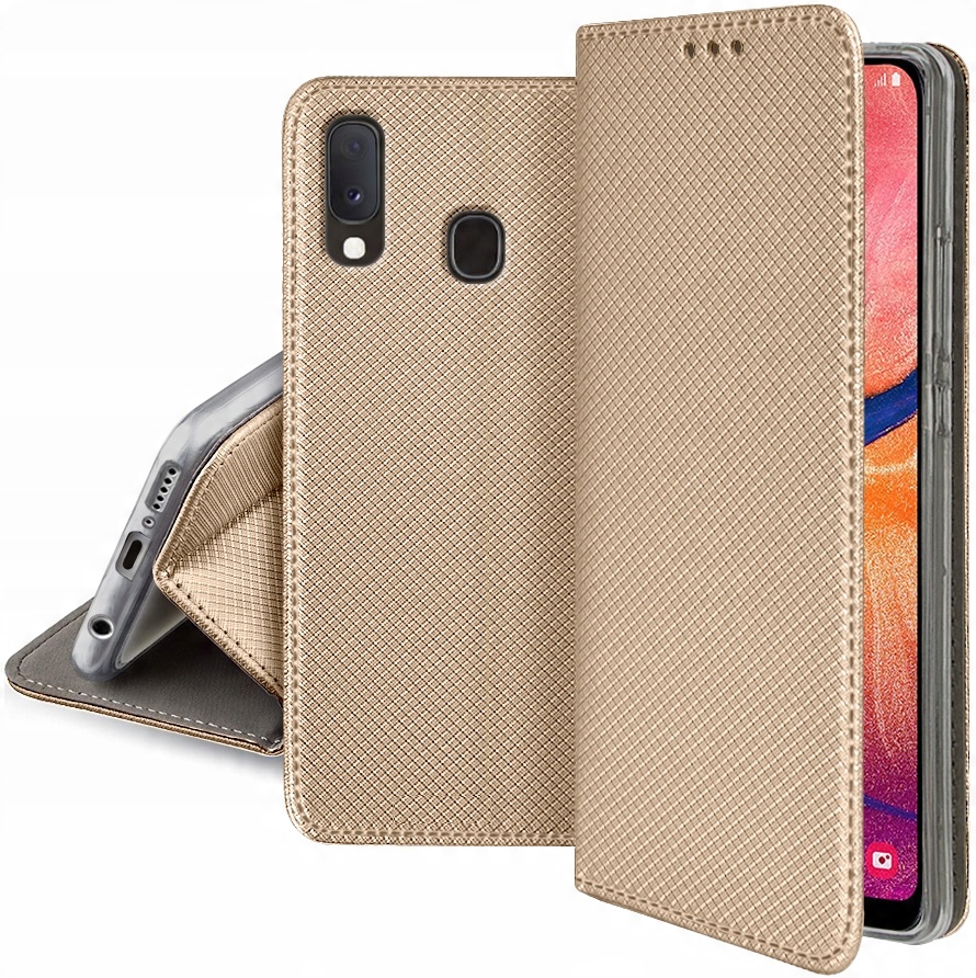 

Etui Smart Magnet Szkło 9H do Samsung Galaxy A40