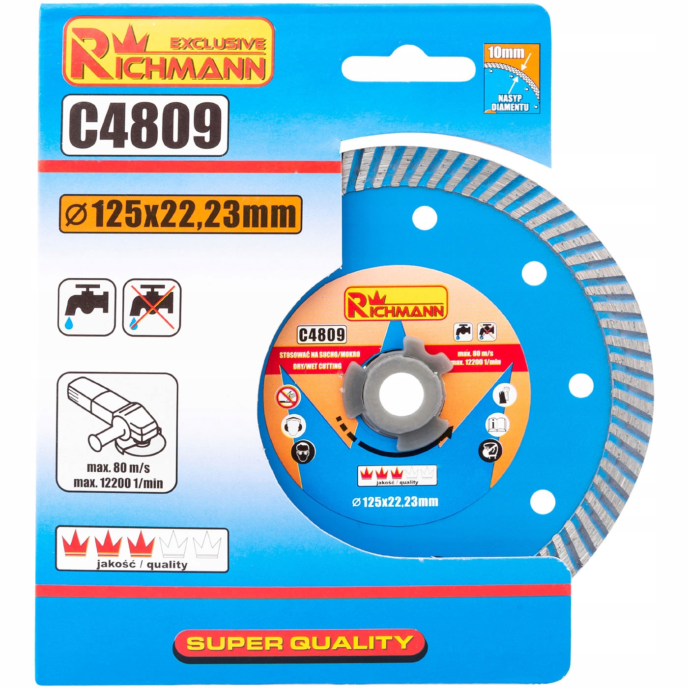

Tarcza Diamentowa 125MM Turbo Richmann C4809