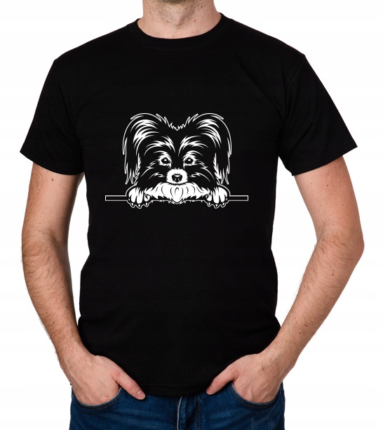 

koszulka Papillon Pies Dog Piesek Psiak prezent