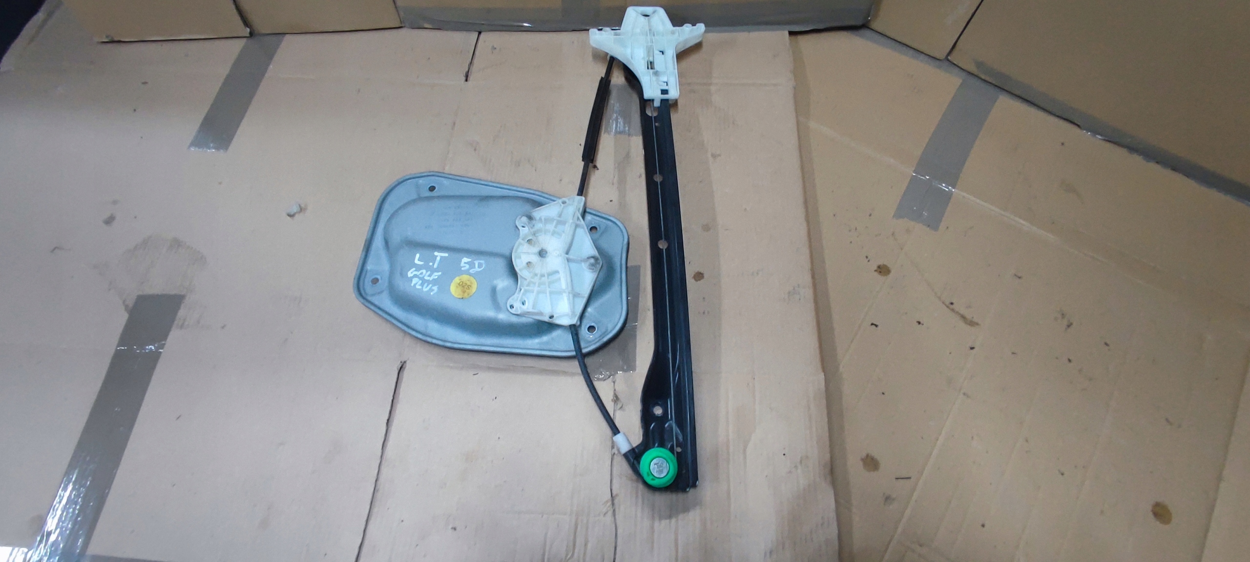 VW GOLF V plus mechanism window regulator left rear part electrical complete
