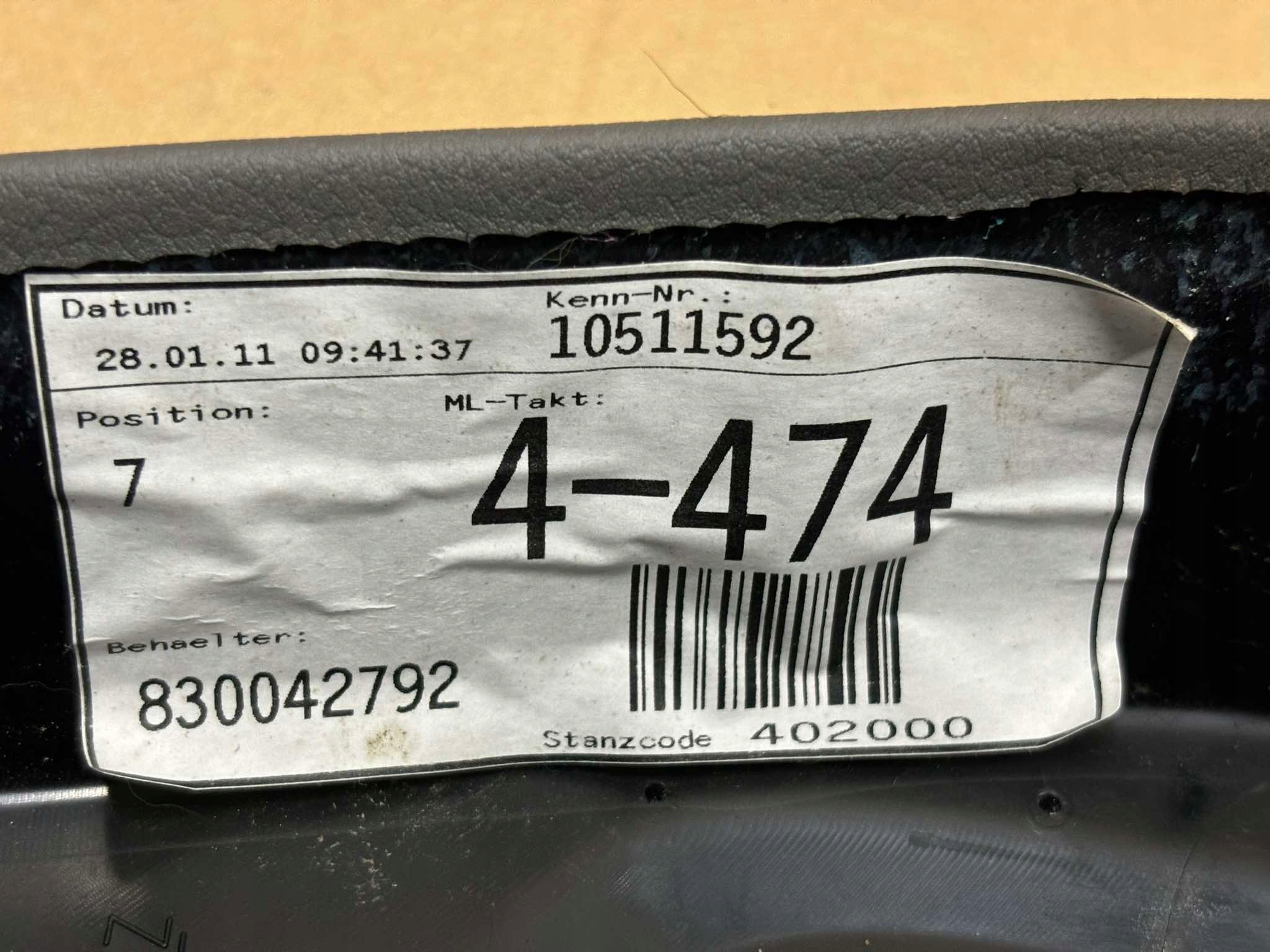 side door right rear part AUDI A4 B8 8K0867306