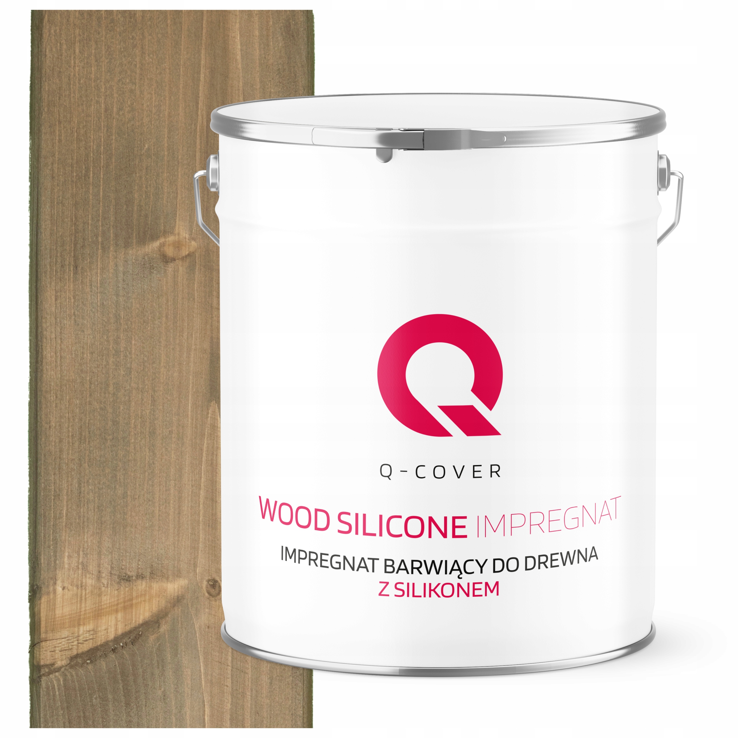 Impregnace Na Dřevo Extra Barva Se Silikonem Chrání Barvu Šedá V Béžové Barvě 5L