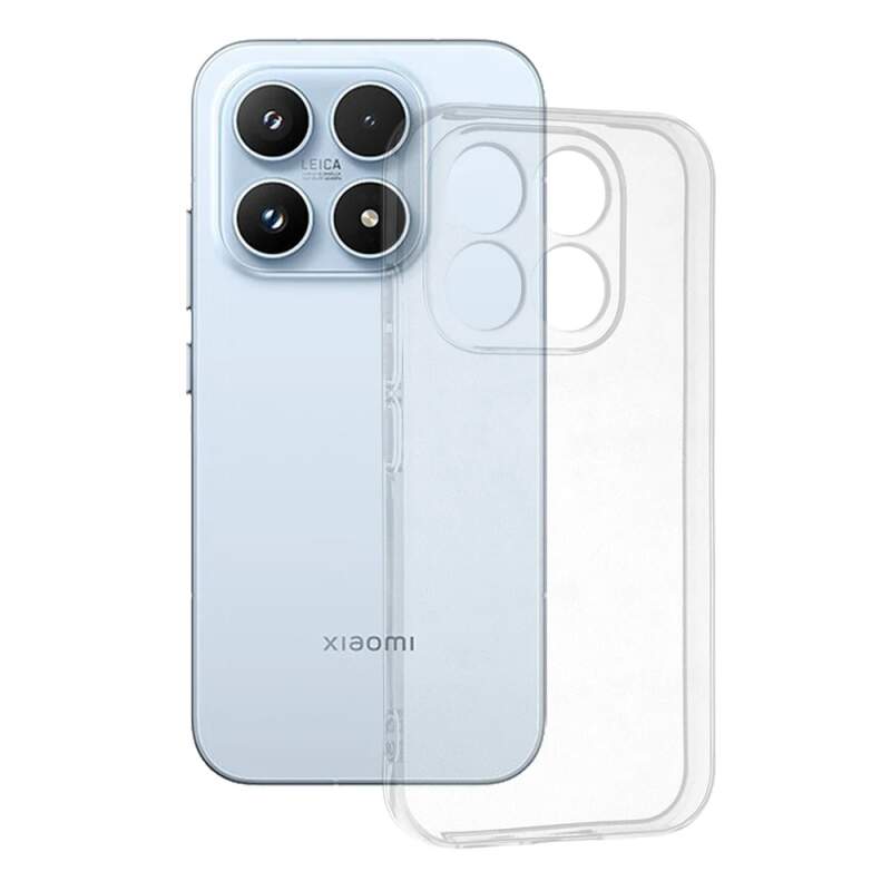 Techsuit – Clear Silicone silikonowe etui do Xiaomi 17 – transparentne