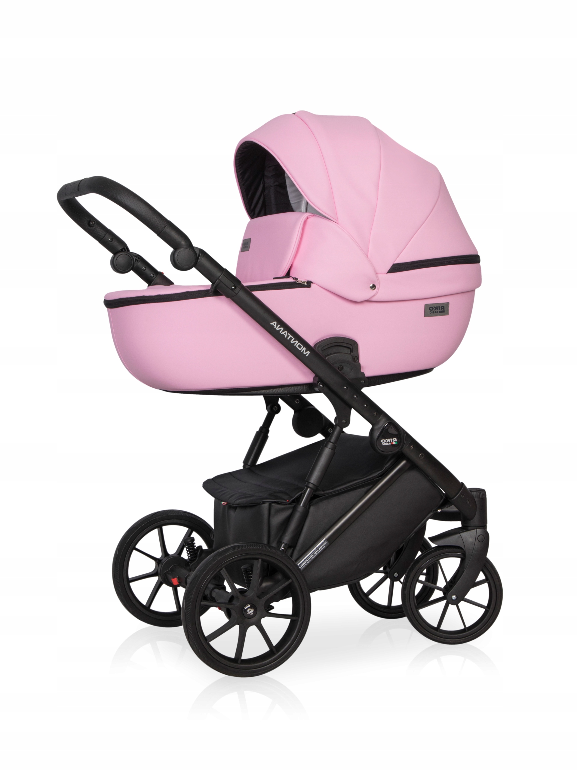 RIKO BASIC MONTANA ECCO WÓZEK DZIECIĘCY 3W1 - KOLOR 14 CANDY Z ADAPTERAMI Marka RIKO