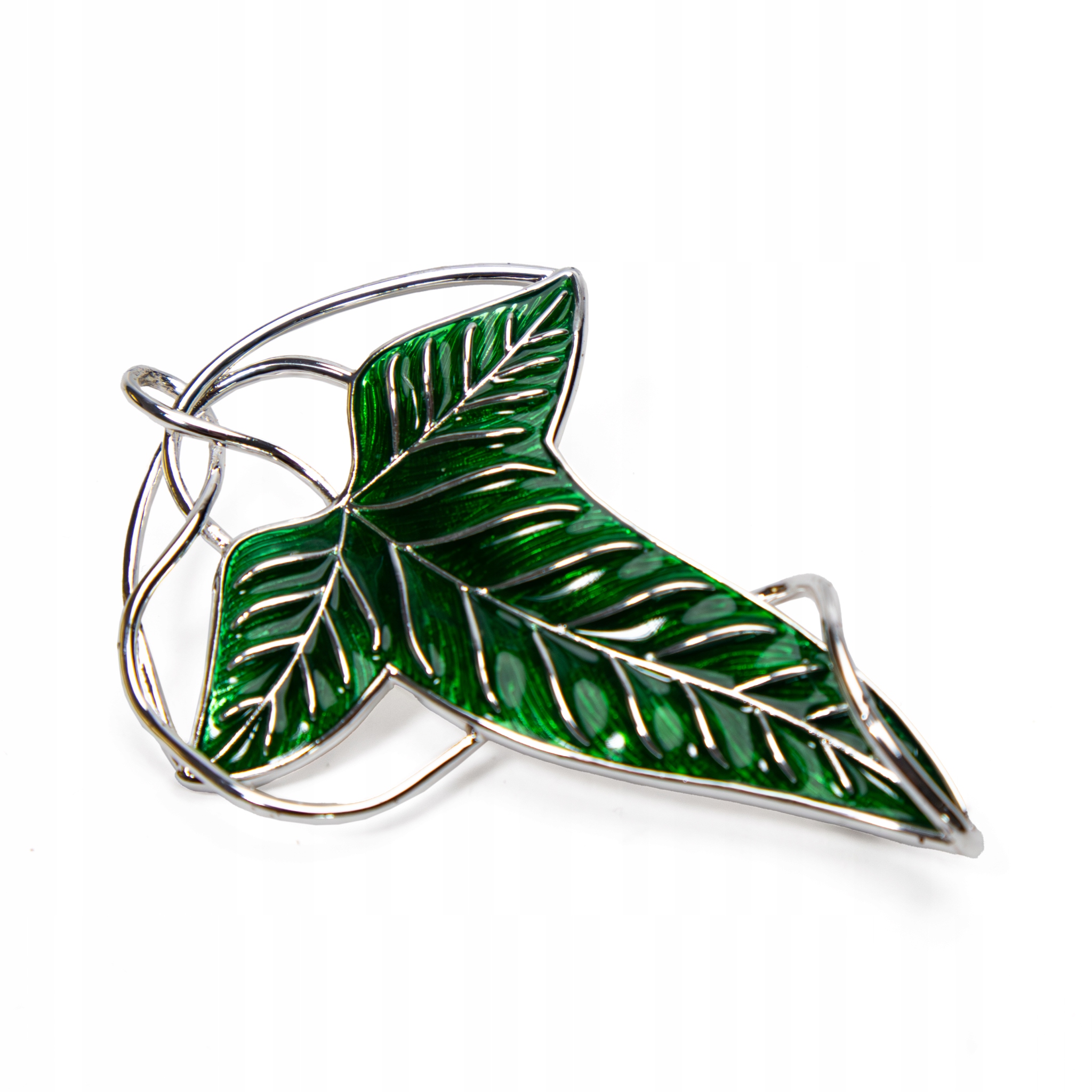 Pán prstenů Brož postříbřená List z Lorienu Elven Leaf NN9831 Lotr