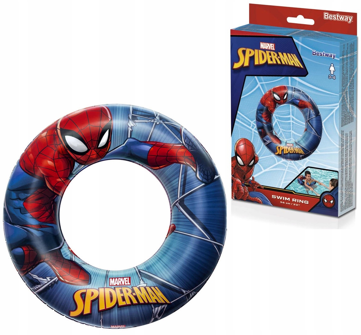 KOŁO KÓŁKO do PŁYWANIA dla DZIECI 56cm BESTWAY 98003 * SPIDERMAN MARVEL