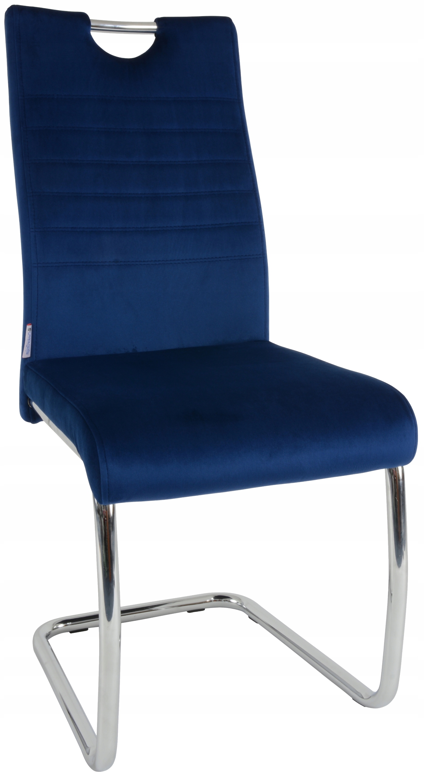 Křeslo Dankor Design Tris velur, modrá barva