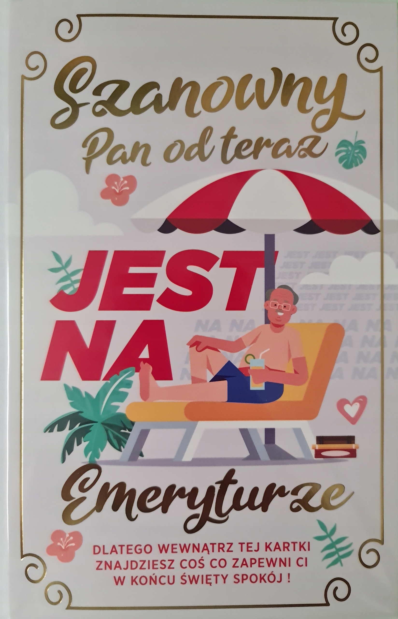 

kartka Z Okazji Przejścia Na EMERYTURę Emerytura