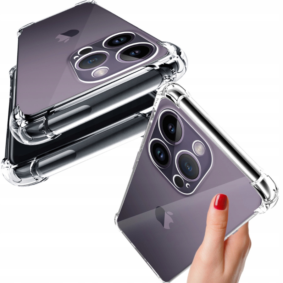 

Etui Pancerne Shock Case Do Iphone 14 Pro Szkło