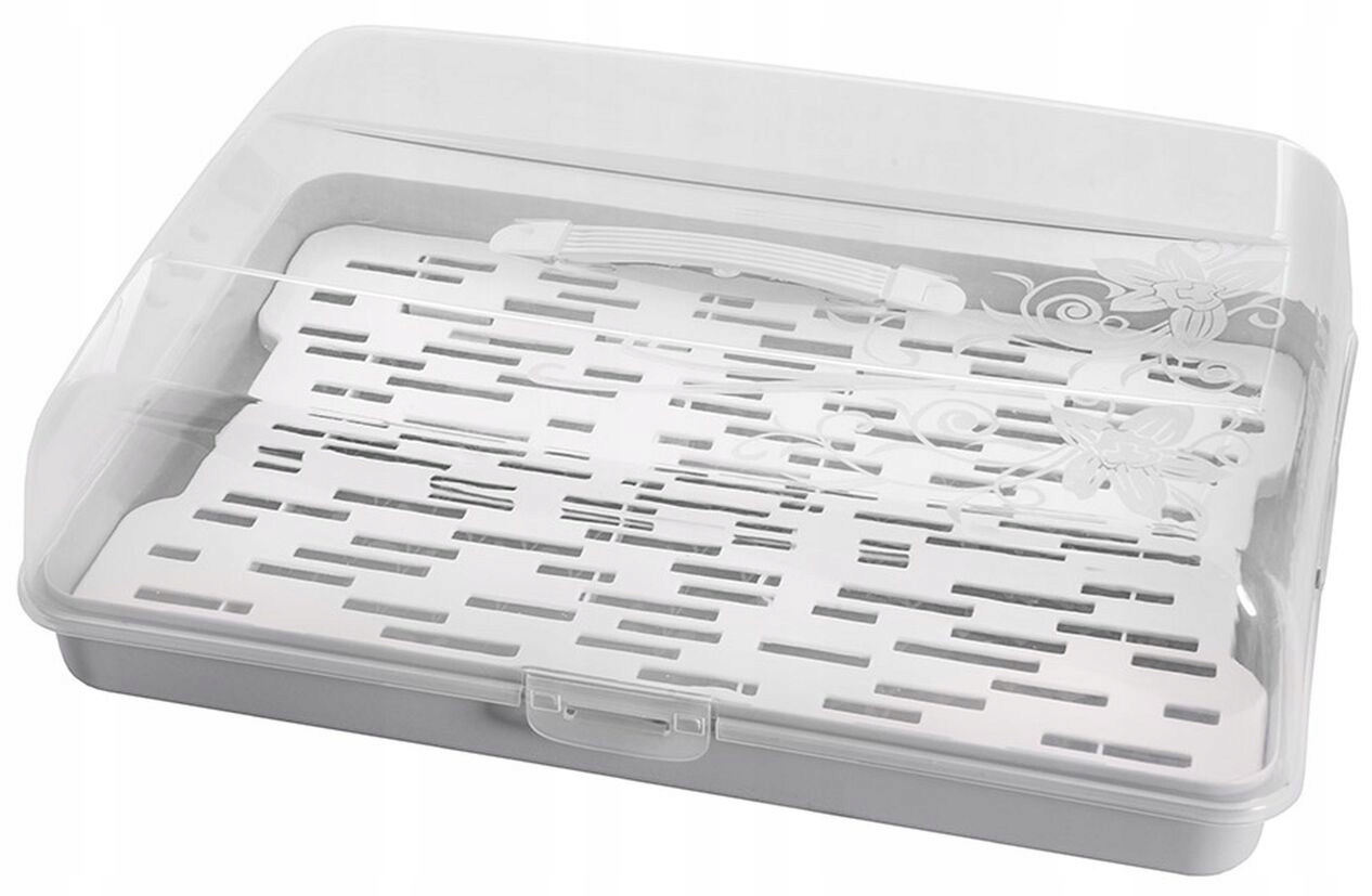 

Pojemnik na ciasto z pokrywą prostokątny duży