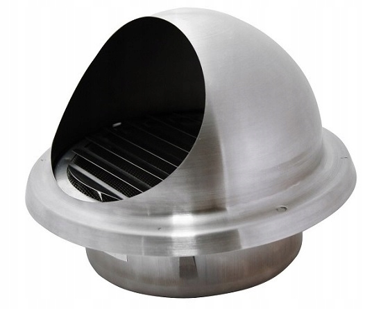 

Czerpnia wyrzutnia ścienna okrągła Cnc 150 mm Inox