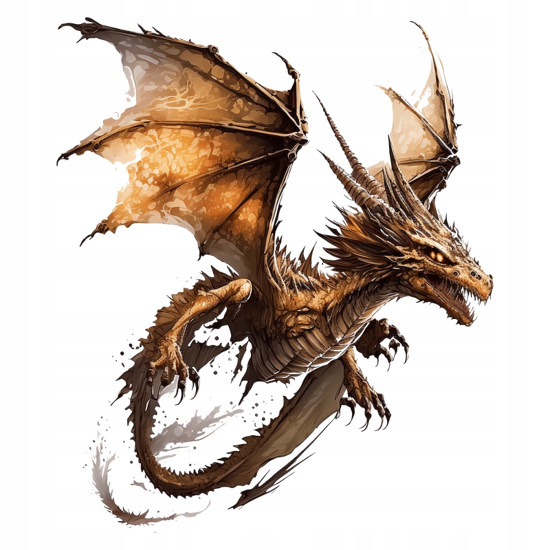 

Naprasowanka Smok, Dragon 5 Modna