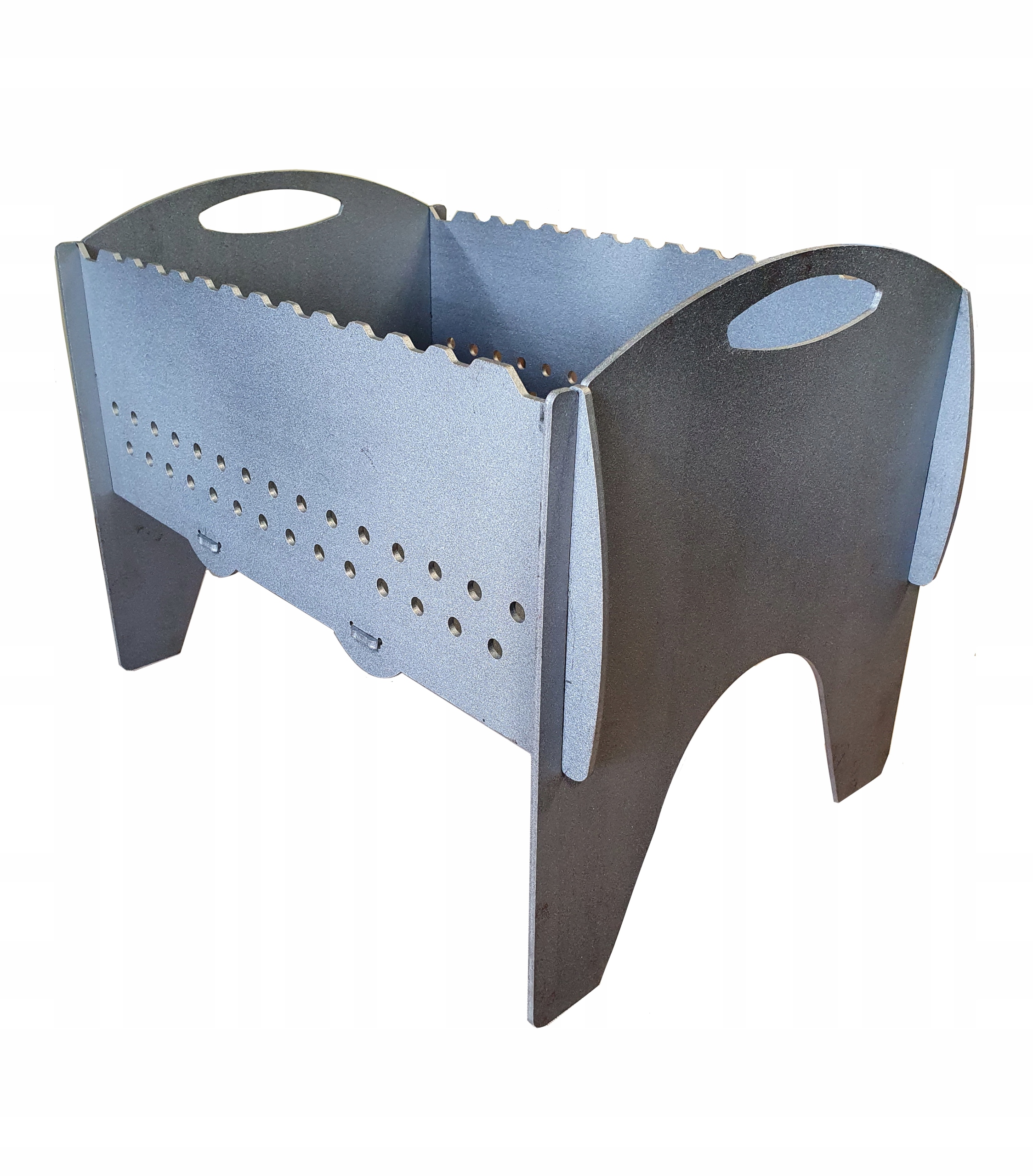 

Mangal Grill Węglowy Solidny Metal 4 MM +szampury