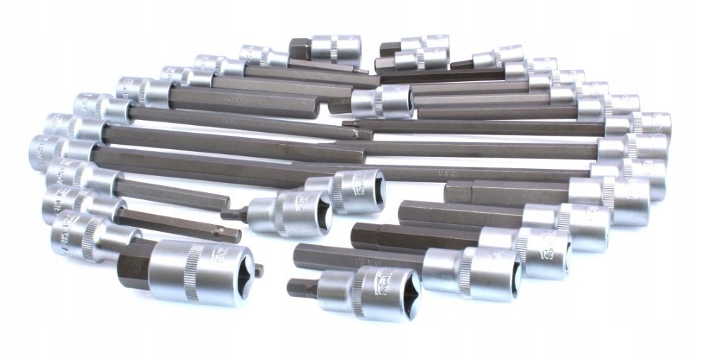 NASADKI DLUGIE ZESTAW NASADEK HEX AMPUL H5 H19 Number of Elements sets