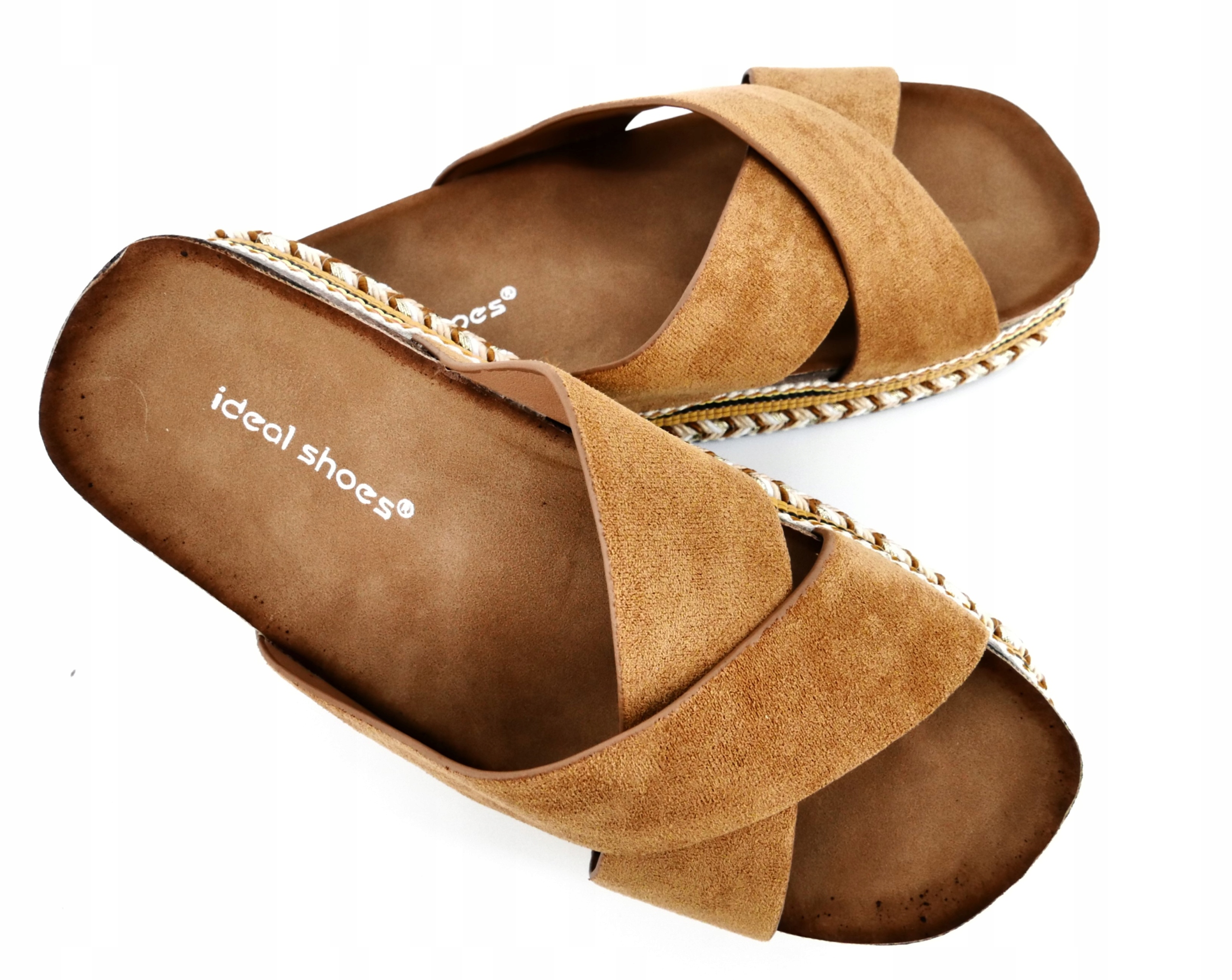 KLAPKI DAMSKIE CAMEL IDEAL SHOES R38 Kod producenta 7851 CAMEL