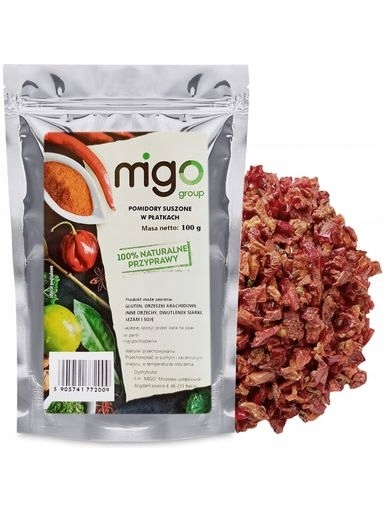 Levně 9 x MIGOgroup, Rajčata Sušené Plátky – 100 g – MIGOgroup