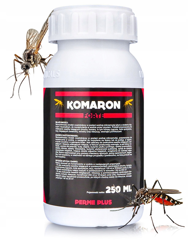 Oprysk Na Komary. Skuteczny I Wydajny Środek Na Komary Komaron Forte 250 ML