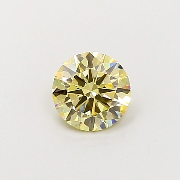 Diament laboratoryjny kolorowy 1.0ct ROUND Fancy Light Yellow VS1 (IGI)