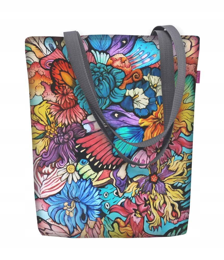 

Torebka damska Duża shopper wzór Sunny Hippi