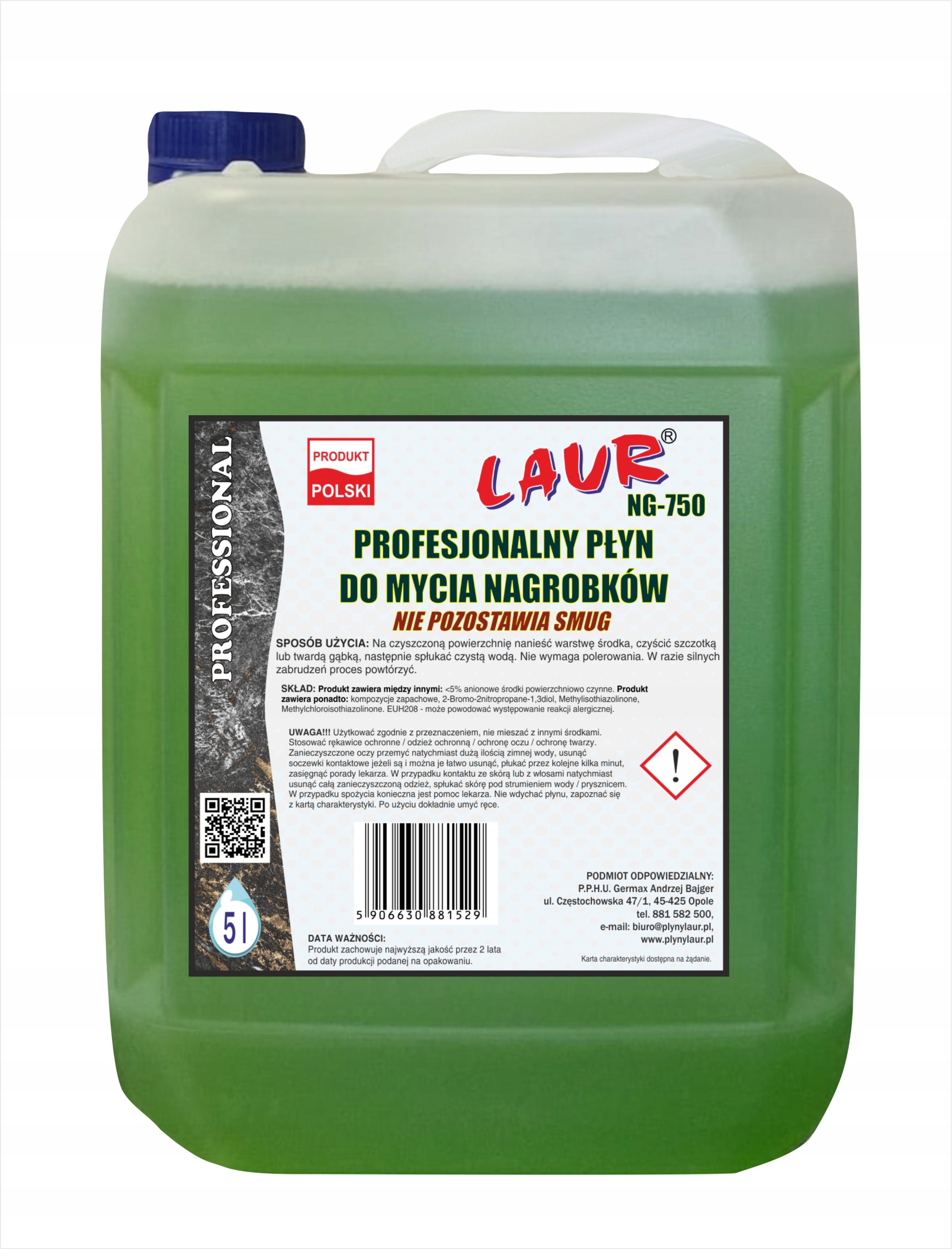 Profesionální prostředek na mytí náhrobků Laur NG750 (OP,5L)