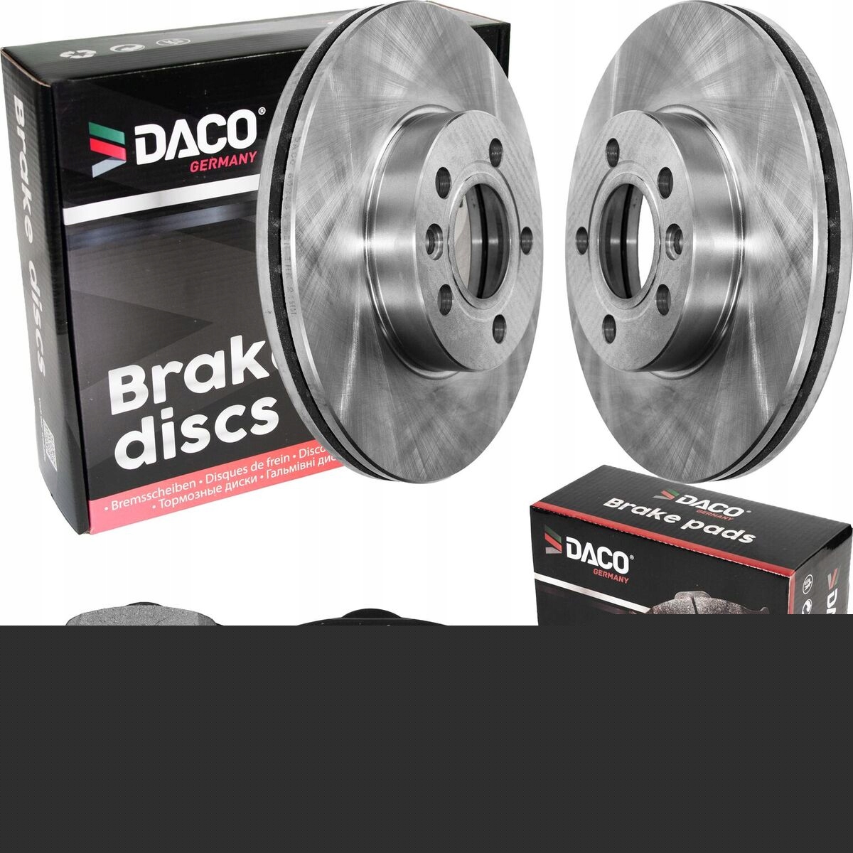 602564 - Диски та колодки Daco передня частина Galaxy Alhambra Sharan