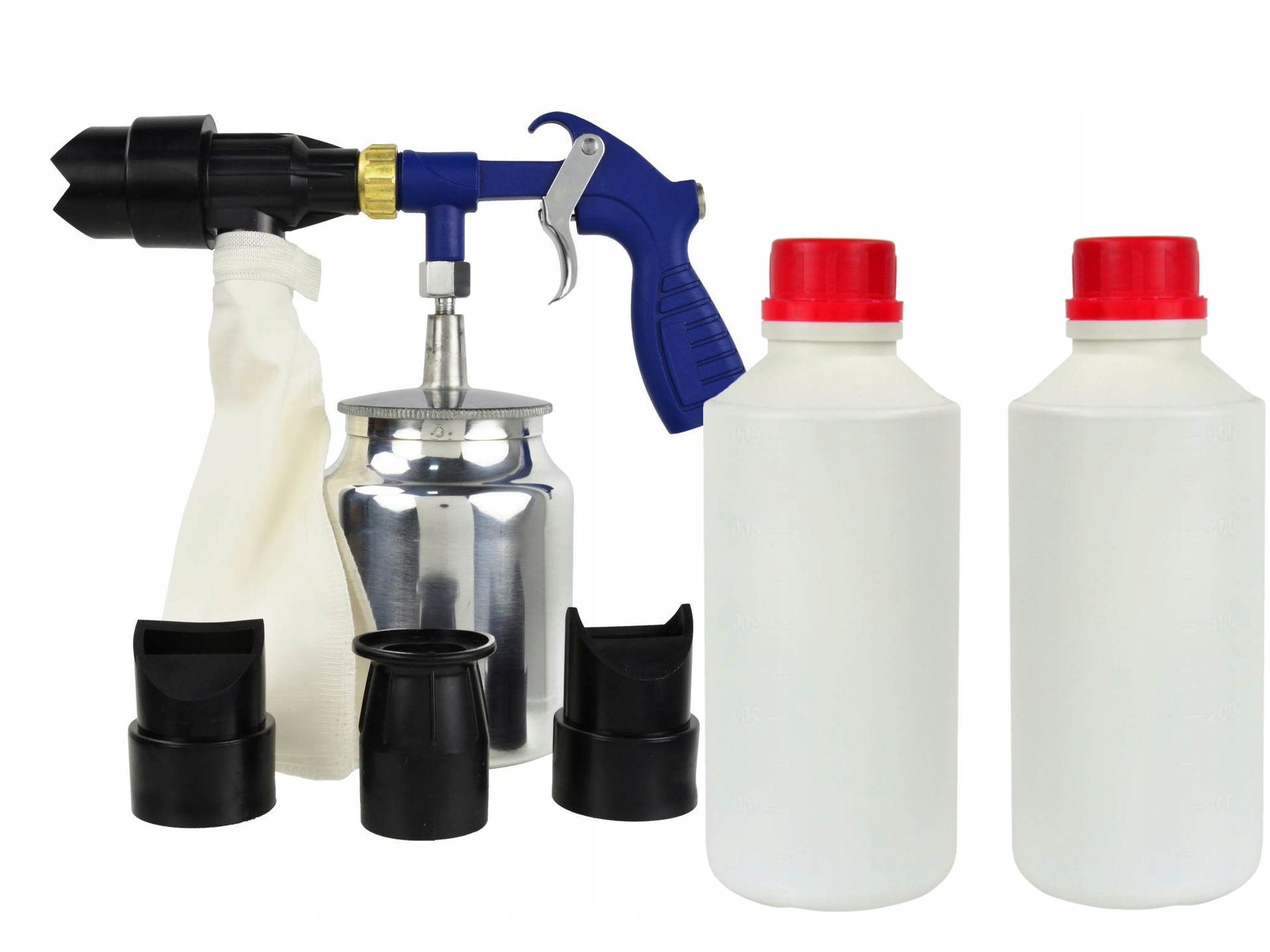 PIASKARKA PISTOLET DO PIASKOWANIA Z ODZYSKIEM 2L