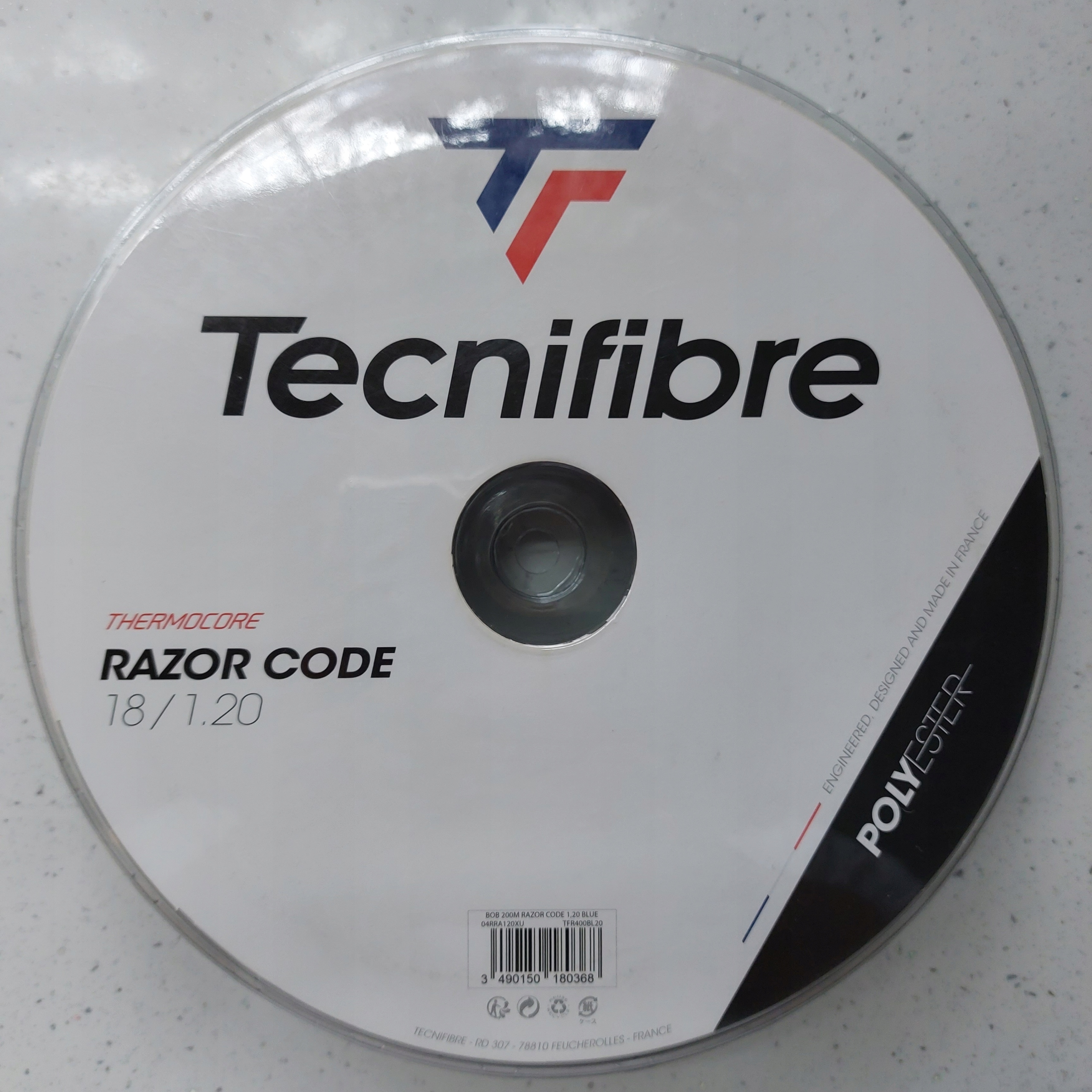 Naciąg tenisowy Tecnifibre Razor Code 1,20 mm (iga Świątek) 12m ze szpuli