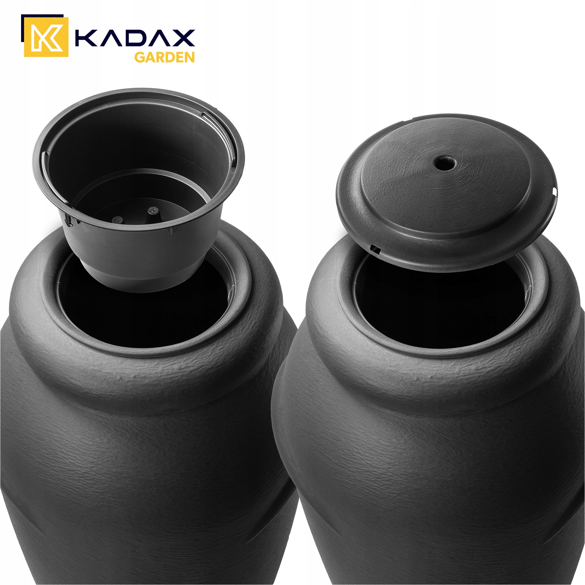 ZBIORNIK NA DESZCZÓWKĘ 210L BECZKA KOMPLETNY Materiał dominujący tworzywo sztuczne