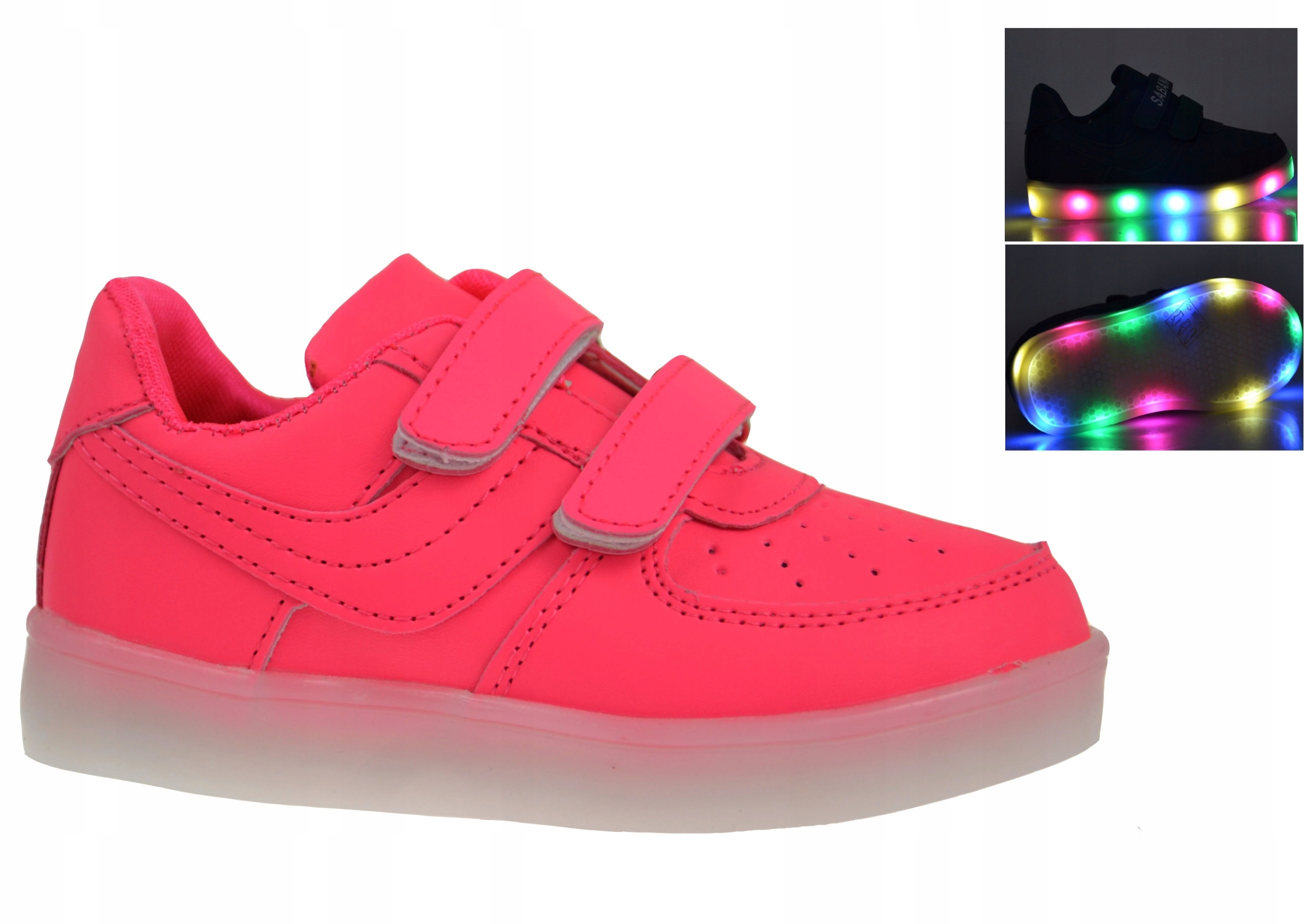 ДЕТСКИЕ СВЕТЯЩИЕСЯ LED SPORT с ПОДСВЕТКОЙ НЕОН РОЗ r27