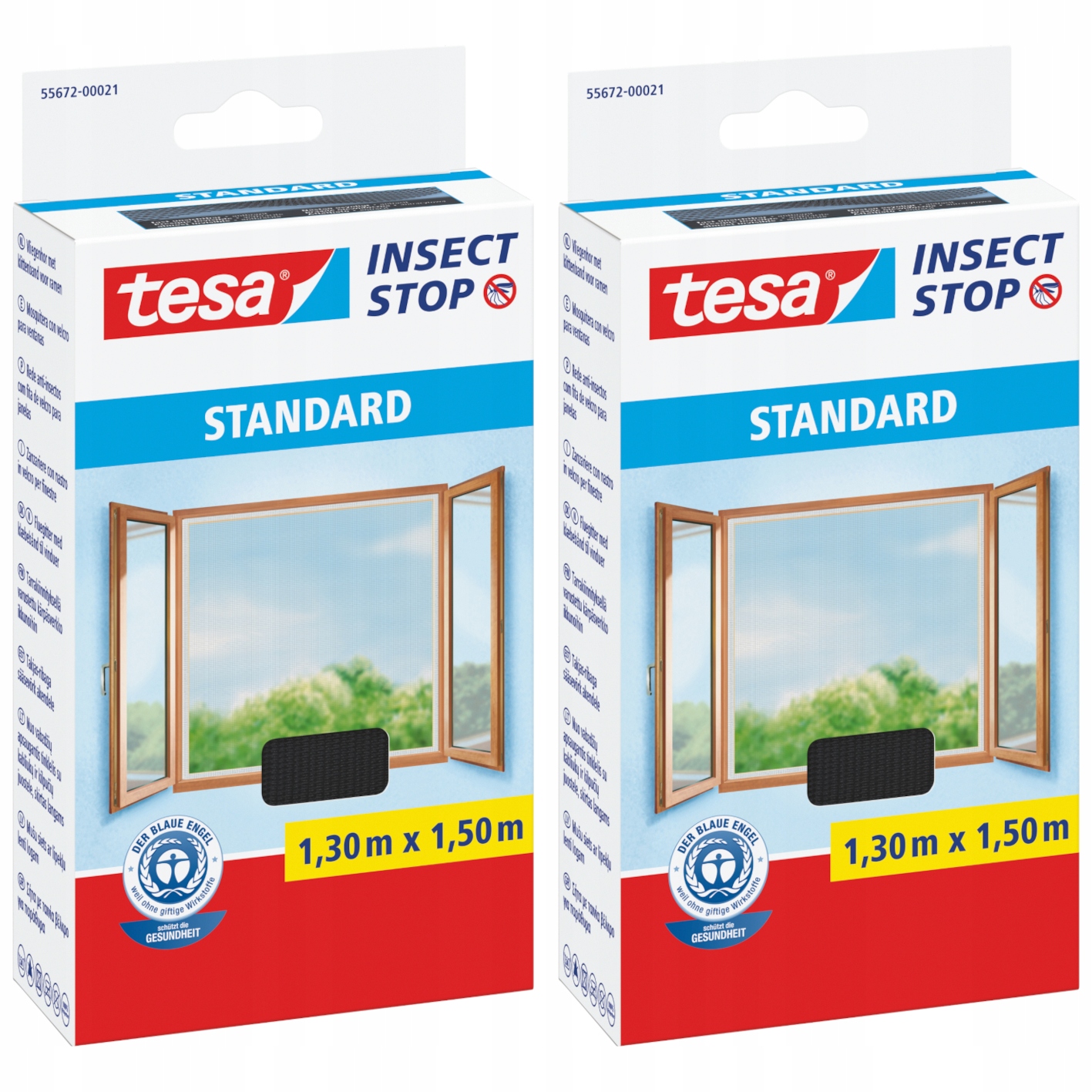 

Moskitiera na okno tesa Standard 1,3x1,5m czarnax2