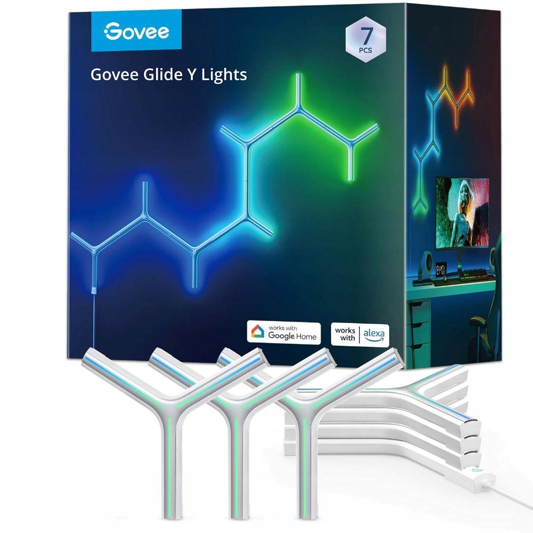 Govee Led Rgbic Y Shape Light Panel 7ks H6065301