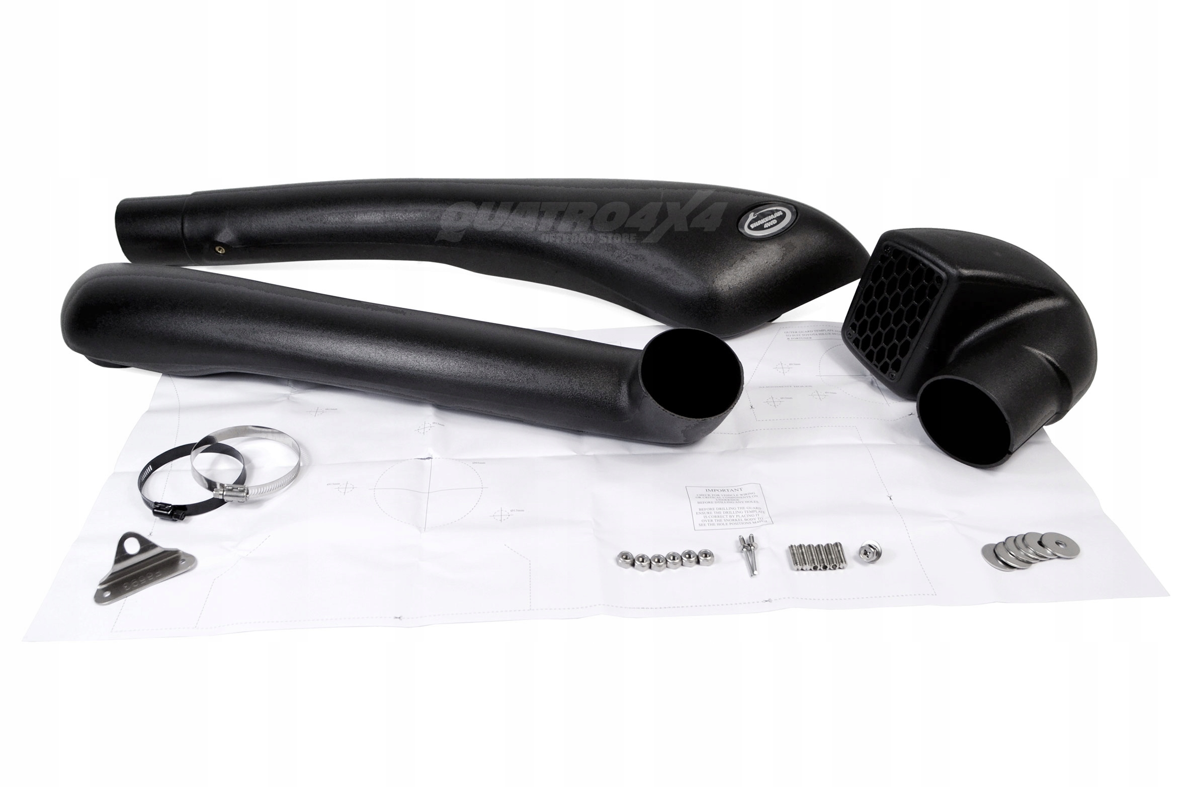 Toyota Hilux Revo (2015+) úzke kolesá Snorkel Lldpe Prívod Vzduchu