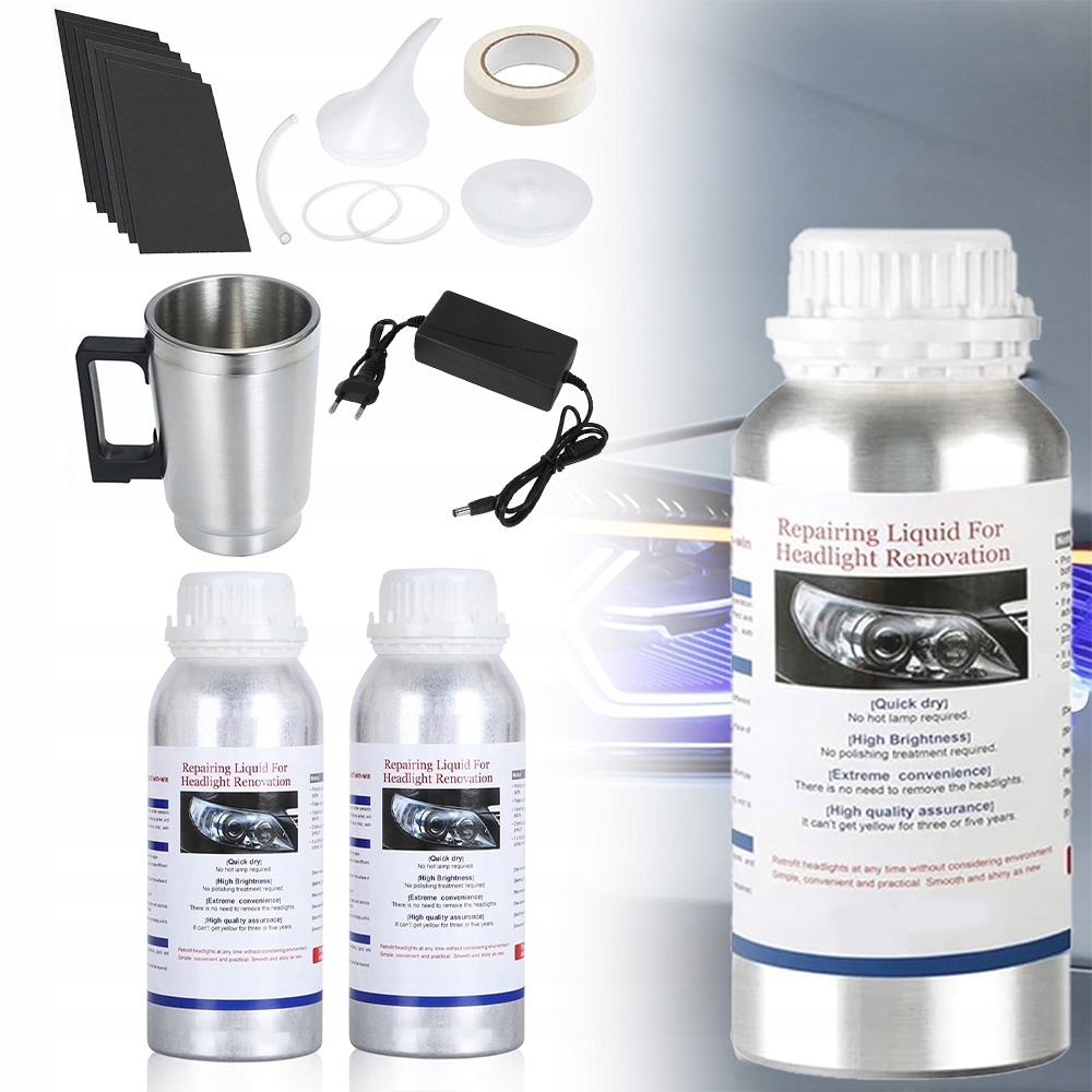 Sada Pro Regeneraci Renovace Světlometů Konvic