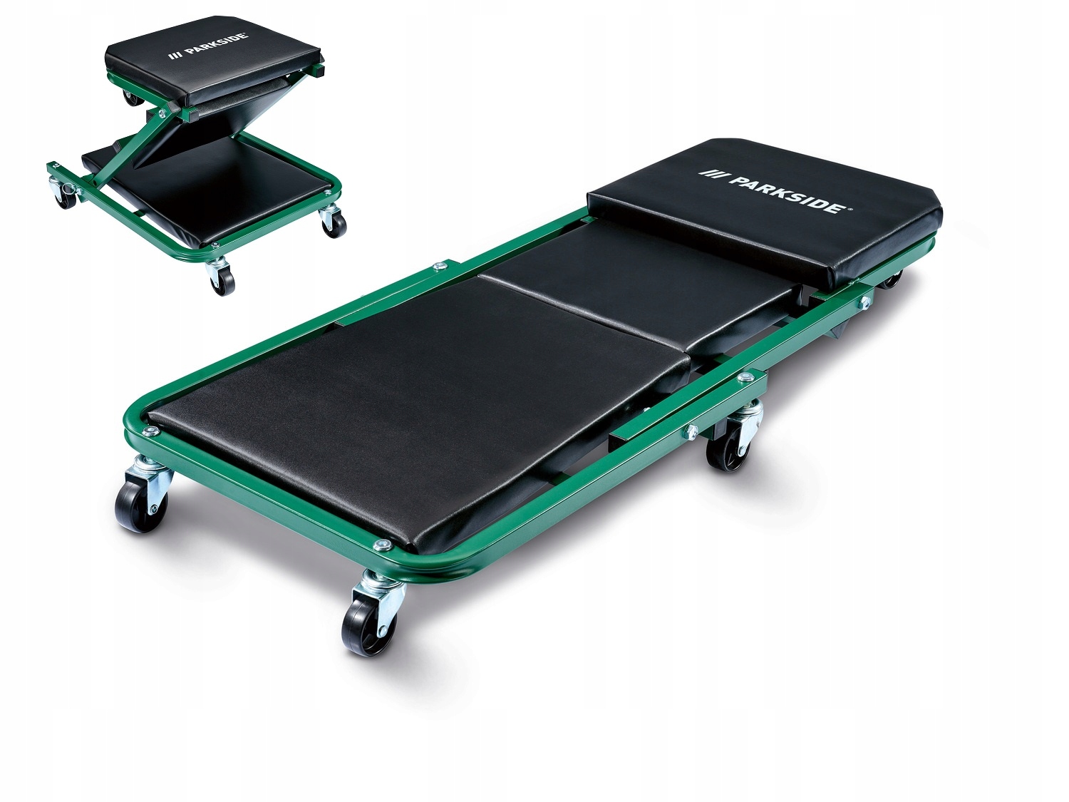 LEŻANKA WARSZTATOWA STOŁEK MONTAŻOWY 2 w 1 PARKSIDE Marka Parkside