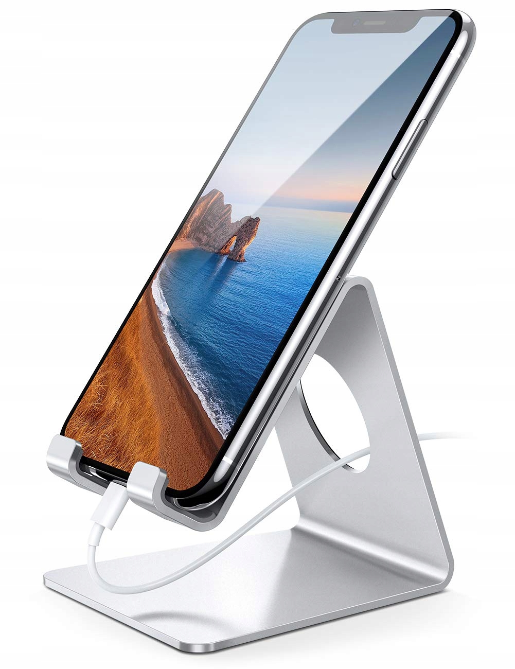 Lamicall Stojak Na Telefon Podstawka iPhone Huawei Srebrny — miniatura 2