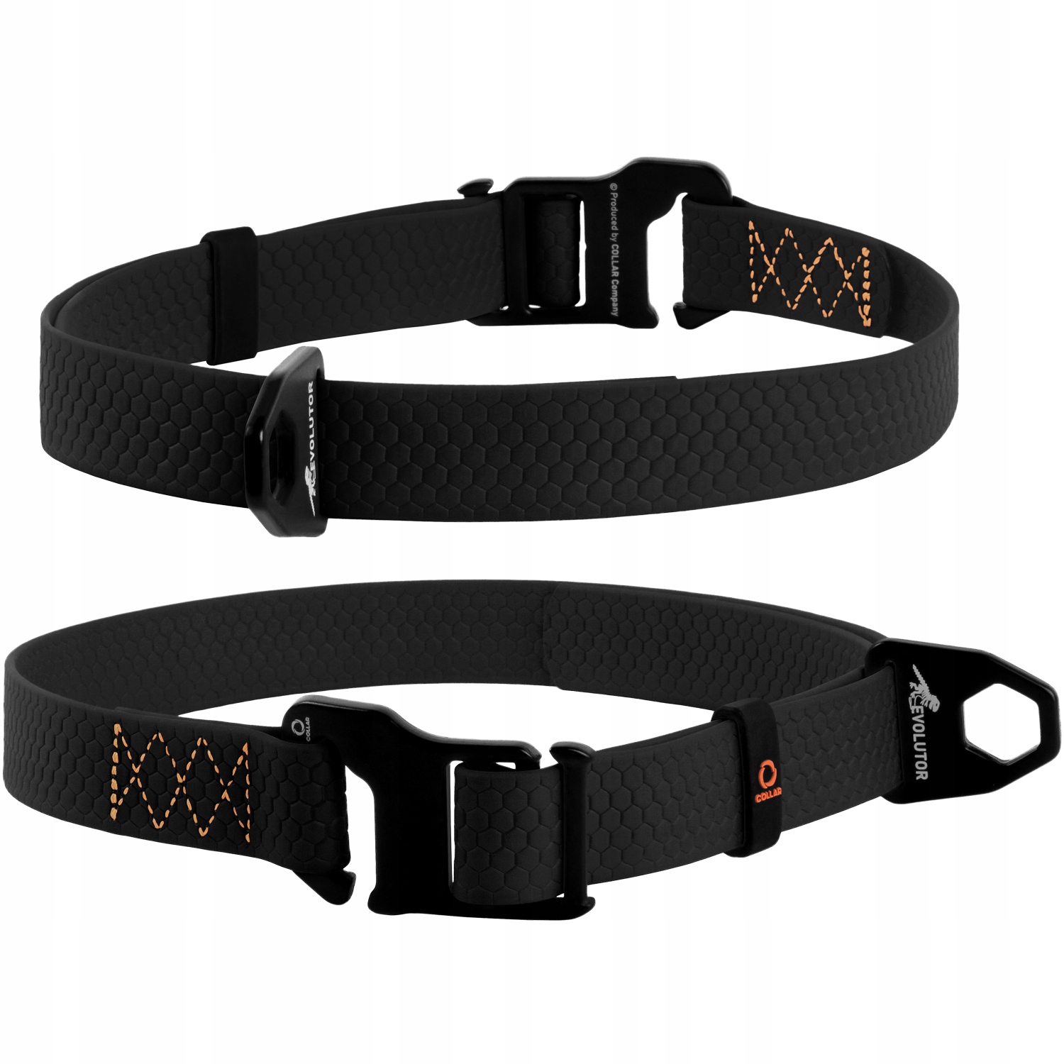 Levně Obojek pro psa, voděodolný, nejsilnější, nastavitelný, černý, 25-70 cm 25 mm