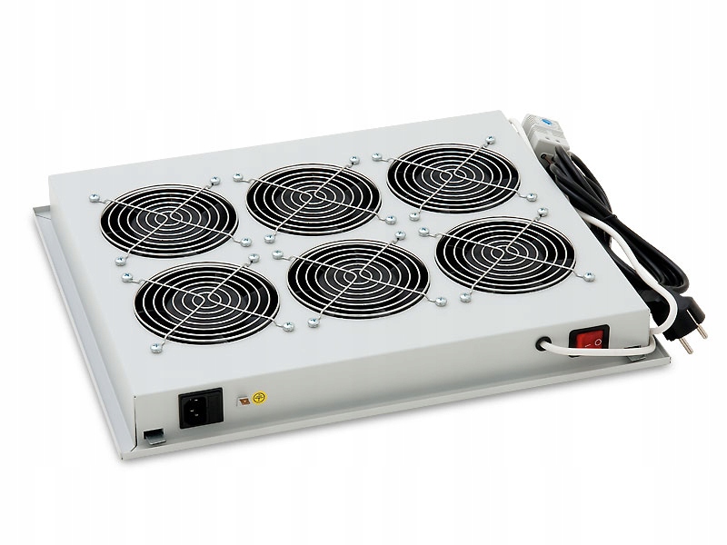 Vent.j. horný (spodný) 6x ventilátor 220V/ 138W čer. RAB-CH-X05-X3