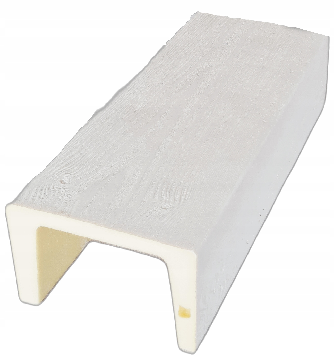 Rustikální nosník Modern, dekorační nosník 20 x 13 cm x 3 m bílý